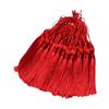 Marcador de 8 cm con Borla Flecos Sobre Rojo Adorno de Linterna Estilo Vintage Borla Invitación Materiales DIY Abanico Sombrero Accesorios