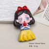 Accesorios de Resina para Manualidades de Dibujos Animados, Pinzas para el Cabello de Princesa de Color Sólido de 10 Piezas, Dijes para Fundas de Teléfono, Hebillas para Zapatos, Llaveros, Colgantes
