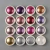 FULL BEAUTY novo transfronteiriço 16 cores de pó de glitter de grande capacidade para nail art, criando um efeito de espelho mágico nas unhas