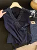 2026 Verão Novo Estilo Simples Camisa Branca Gola V com Gravata Emagrecimento Temperamento Trabalho Top Simples A12896