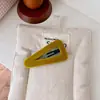 Nuevo Clip de Pelo de Terciopelo Colorido de Gama Alta Coreano Moda Clip para Flequillo Clip Lateral Accesorios para el Cabello Versátiles para la Cabeza