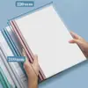 Clip de palanca tamaño a4 forma de lágrima engrosado transparente libro de almacenamiento para exámenes de estudiante cubierta de libro clip de libro carpeta de oficina clip de palanca de extracción