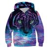 Comercio Exterior Transfronterizo Impresión Digital 3D Ropa Casual para Hombre, Mujer y Niño Sudadera Divertida Serie Animal Manga Larga con Capucha