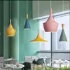 Lámpara de araña moderna minimalista de tres cabezas para restaurante, cafetería personalizada, mesa de comedor, bar, tienda de ropa, lámparas creativas de macarrón