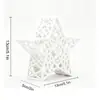 MM3D004-017 Ornamento de castiçal luminoso do Oriente Médio transfronteiriço, luz de velas em tons quentes, cria um ambiente atmosférico, decoração de mesa