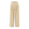 Cárdigan de punto fino con ribete de encaje y camisola, conjunto de verano puro deseo para mujer, pantalones largos holgados de pierna ancha, conjunto de tres piezas de color café