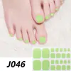 Pegatinas para Manicura y Pies Transfronterizas Venta Caliente Impermeables Adhesivas Polvo de Cebolla Color Sólido Gradiente Película de Esmalte de Uñas Pegatinas para Uñas Pegatinas para Pies Venta al Por Mayor