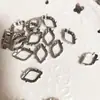 Base de Garras Hueca Engrosada con Agujeros, Color Blanco K Portarretinazo Cosido a Mano Material para Ropa/Bolsa DIY con Agujeros Laterales para Coser