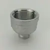 Reductor de fundición de acero inoxidable 304, accesorio de rosca interior, conector de fontanería de diámetro variable 316 con rosca interior