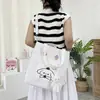 Bolso de Hombro Simple y Elegante de Gran Capacidad Nuevo Bolso de Lona Multifuncional de Tres Usos Bolso Cruzado de Lona para Estudiantes de Clase Moderno