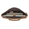Maletín de hombre personalizado de piel de Caballo Loco, bolso de negocios vintage, bolso de viaje y de cercanías para hombre, bolso de ordenador de piel auténtica.