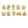 Acrílico Pequeño Fresco Dibujos Animados Lindo Parche Oso de Mantequilla Pasador Broche Hebilla para Zapato Material Accesorios de Joyería DIY