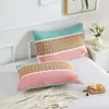 Par de Toallas de Almohada de Gasa de Seis Capas de Algodón Estilo Floral Pastoral para Cuatro Estaciones Universal para el Hogar Cambiante Toalla de Almohada Jacquard Venta al por Mayor
