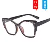 Nuevo marco TR gafas anti luz azul para mujer cuadradas moda marco para gafas de miopía simple europeo y americano INS gafas lisas