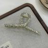 Coreia do Sul Dongdaemun Estilo Francês Simples Moda Pérola Strass Brilhante Presilha de Cabelo Disco de Cabeça Presilha de Cabelo
