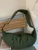 Bolsa de Mano tipo Bolso de Empanada Color Sólido Artística Japonesa Coreana Bolso Cruzado para el Trabajo Ligero Personalidad Sensación Relajada Bolso de Hombro de Gran Capacidad