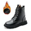 Botas Infantiles, Botines para Niña, Estilo Coreano Estilo Británico Otoño e Invierno 2026 Nuevas Botas de Princesa, Botas de Piel para Niñas Pequeñas