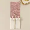 2026 Leggings de Algodón Siete Colores con Volantes para Niñas, Cubrecalcetines, Ropa Interior para Niños, Oso de Peluche, Ropa Exterior para Bebé