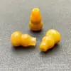 Jade Dorado Natural de Seda Grado A Calabaza Pequeña 6*10 Cuentas Sueltas, Jade Amarillo Viejo para Pulsera de Jade DIY Accesorios de Joyería en Stock Venta al por Mayor