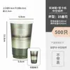 Celebridade da Internet Estilo Chinês Cartão Prata Xícara de Chá Descartável Copo de Chá de Leite Copo de Papel com Tampa 500ml Copo para Bebida Quente Venda por Atacado Comercial