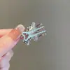 Pinza Exquisita de Flequillo Mariposa de Gama Alta Pasador Pequeño para Mujer Pinza de Garra Estilo Nuevo Pasador Lateral para la Frente Accesorio para el Cabello