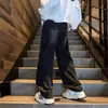 2026 Novos Jeans Masculinos Primavera/Verão Estilo Americano Tendência Vibe Calças Tamanho Grande Soltas de Perna Larga Retas Calças Masculinas