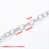 Corrente de Aço Inoxidável Oval Plana Padrão Flecha Corrente para Joias Corrente DIY Colar Pulseira Corrente sem Queda de Recorte Moda Corrente Artesanal