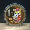 Medalla Conmemorativa del Año de la Serpiente 2025 Serpiente del Zodiaco Moneda Conmemorativa de Año Nuevo Serpiente Medalla Conmemorativa de Color Evento de Venta Regalo Pequeño En Stock