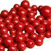 Mineral Crudo Al Por Mayor Cinabrio Cuentas Sueltas Alto Contenido Rojo Imperial Arena Redondas Cuentas Material para Tejer a Mano DIY Autenticidad Garantizada
