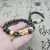 Pulsera de seis caracteres verdad valiente anti-oro picqiu fortuna cuentas de Buda pulsera actividades regalo drenaje suministro en vivo al por mayor