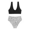 Traje de baño estampado transfronterizo AliExpress 2026 Nuevo traje de baño sexy de dos piezas con tiras estilo europeo y americano para mujer Bikini de alta gama