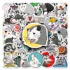 50 peças de adesivos de grafite de gambá personalizados com decoração de animais de desenho animado transfronteiriços copo de água skate capa de celular adesivo de bagagem
