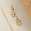 Colgante Transfronterizo Chapado en Cobre Oro de 18 Quilates Nuevo Sol Brillante Amor Rayo Accesorios Simples Frescos para Chica Accesorios