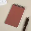 Caderno com Encadernação Espiral em Estoque, Caderno Simples Espesso Personalizado para Reuniões de Escritório, Bloco de Notas com Pauta Específico para Estudantes com Acabamento Fosco