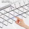 Cesta de Drenaje de Acero Inoxidable 304 Estante de Almacenamiento para Fregadero de Cocina Ahorro de Espacio para Organización de Cocina Sin Instalación Colador Telescópico