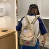 Mochila Versátil com Estampa de Estrelas, Bolsa Escolar Grande para Estudantes, Bolsa Casual Leve para Alunos do Ensino Fundamental e Médio, Universitários, Redutora de Peso e Protetora da Coluna