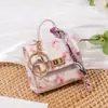 Mini Bolsa Encanto Llavero Billetera Estuche para Labial Auriculares Colgante Versátil para Bolso Bolsa de Almacenamiento para Llaves del Coche