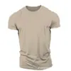 Transfronterizo Amazon Wish transfronterizo ebay tendencia muscular masculina guapo fitness camiseta de manga corta