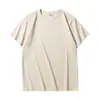 Camiseta de Algodón Puro 190g Cuello Redondo para Hombre Manga Corta Venta al por Mayor Camisa Cultural Uniforme de Grupo Logo Impreso Personalizado