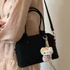 Bolso de mujer de alta gama de nicho 2026 nueva versión coreana bolso de hombro cruzado simple y elegante bolso de mano de gran capacidad moderno