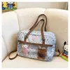 2026 Bolso de muñeca estilo japonés lindo y dulce con tema de estrellas, bolso de hombro, mochila escolar, bolso versátil de nailon, diseño transparente de doble capa