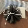 Flor de Tela de Chifón con Perlas de 11 cm Flor de Perla de Tela DIY Accesorios de Perlas Ropa Venta Directa Flores Decorativas Práctico