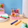 Bolígrafo de acuarela pequeño y grueso para niños, lavable, para jardín de infantes, 12 colores, juego de 36 colores, útiles de arte para escuela primaria