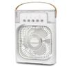 Ventilador Eléctrico de Aspersión de Cinco Agujeros Transfronterizo Mini Ventilador USB Multifuncional de Tres en Uno Iluminación Ventilador Eléctrico al por Mayor con Potente Potencia de Viento