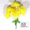 Simulação de 12 Crisântemos Sacrifício para Varrer Túmulo Varredura de Túmulo Varredura de Túmulo Varredura de Túmulo Cemitério Cemitério Cemitério Varredura de Túmulo Flores de Seda Plástica Flores Artificiais