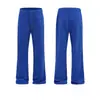 Pantalones Casuales Klein Blue de Pierna Recta para Hombre, Pantalones de Verano para Hombre con Sensación Relajada, Marca de Moda, Corte Holgado, Versátiles, Estilo Delgado, Frescos y Elegantes