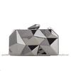 Nuevo bolso de acrílico transfronterizo, mini bolso de mano pequeño, brillante, tipo clutch, para banquetes, bandolera.