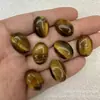 Anel de pedra natural ágata 13X18mm formato de ovo Pedra colorida oval pedra nua acessórios para joias DIY fábrica atacado