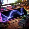 Alfombrilla de Ratón Luminosa RGB, Alfombrilla Extra Grande para Teclado de Gaming E-Sports, Alfombrilla Espesa para Escritorio de Oficina, LED Colorida Tamaño Grande al por Mayor