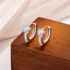 Pendientes de Plata de Ley S925 con Diamante de Estrella de Cinco Puntas 2025 Nueva Moda Simples de Alto Valor Aros para Dormir